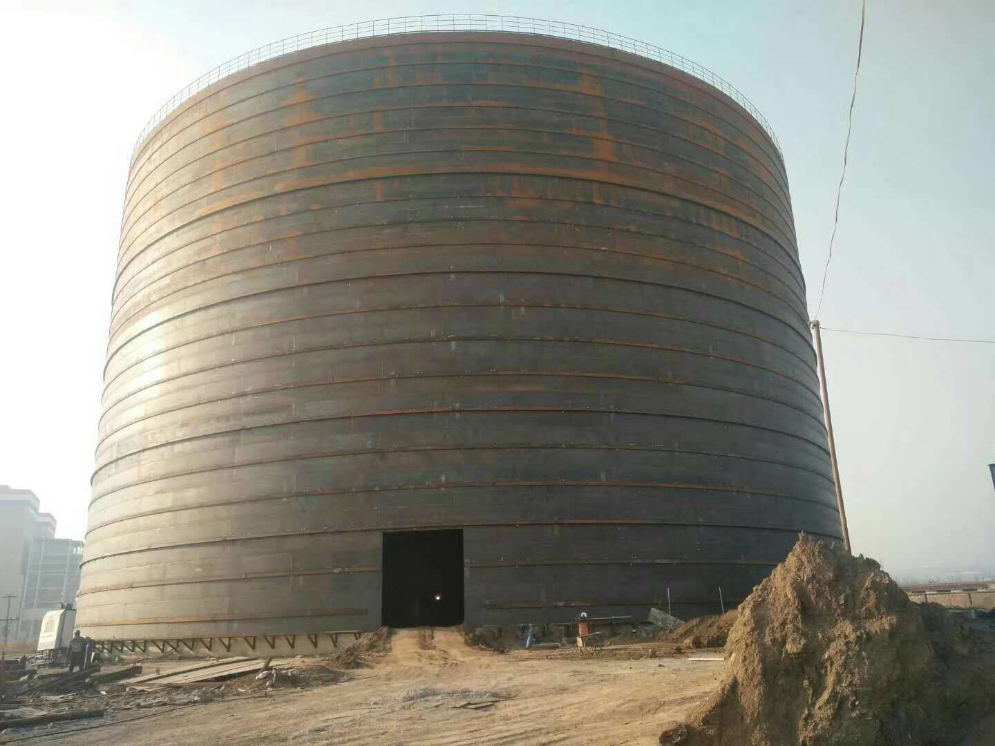 东港承建大型钢板库的好处及原理