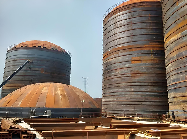 东港焦粉钢板仓